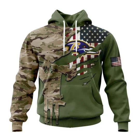 Discover Baltimore Football Team Ravenss | Special Camo Design For Veterans Day