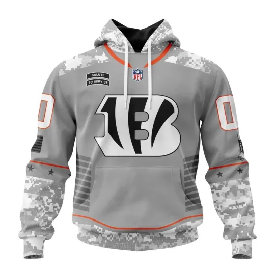 Discover Cincinnati Football Team Bengalss | Specialized Design Camo Salute