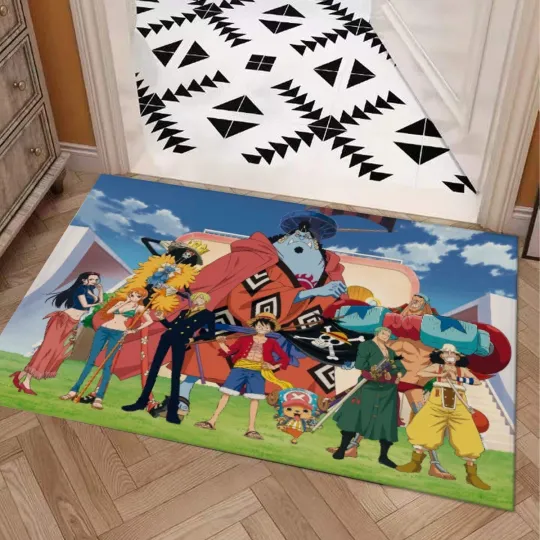 Discover Anime One Piece Door Mat Kitchen Bathroom