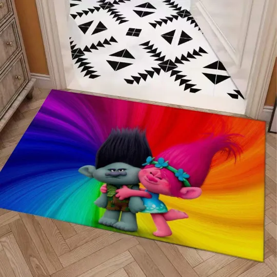 Discover Trolls Poppy Hug Time Doormat Kitchen Bathroom