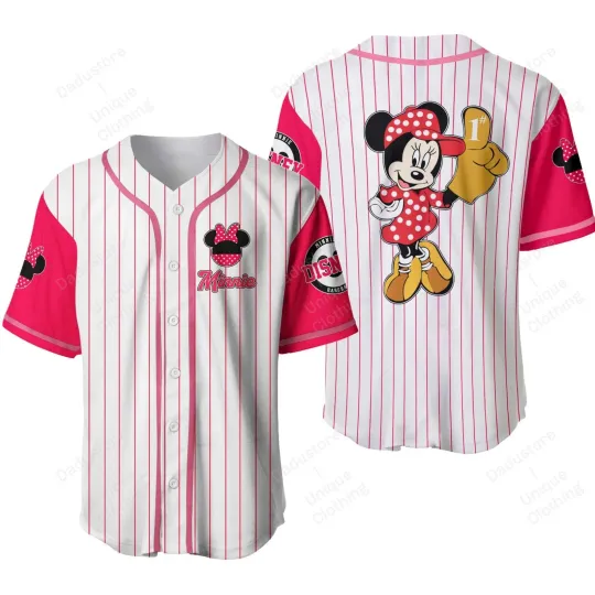 Discover Disney Minnie Mouse Baseball Jersey
