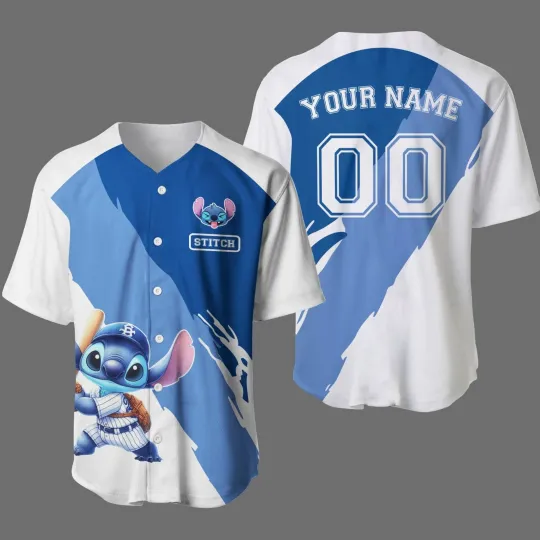 Discover Personalized Lilo & Stitch Baseball Jersey