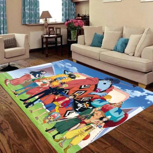 Discover Anime One Piece Foldable Rectangular Floor Mat Rug