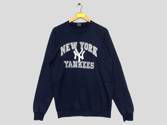 Discover Vintage 80s New York Yankees Sweatshirt, MLB Crewneck (XL)