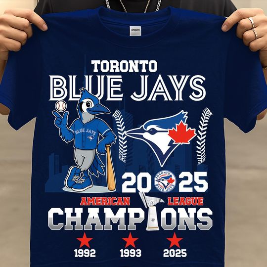 Discover Toronto Blue Jays Champions Sweatshirt, MLB Baseball Hoodie, American League Fan Merch, Toronto Ace Mascot Clothing, Baseball Gift