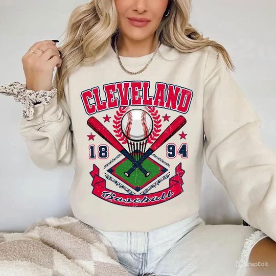 Discover Cleveland Baseball Shirt Hoodie Sweatshirt for Youth and Adults, Retro Sport Fan Apparel, Vintage Athletic Design, Casual Everyday Outfit