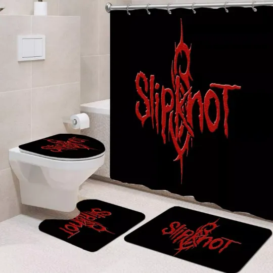 Discover 4pcs SP KNOT-gift for Fan Bathroom set or Shower Curtain Set for Fan