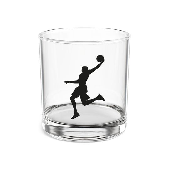Discover Basketball Dunk Rocks Glass, Basketball Whiskey Glass, Slam Dunk Tumbler, Sports Fan Bar Glass, Man Cave Basketball Gift