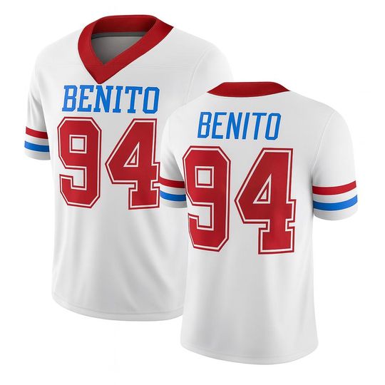Discover Puerto Rico Team Benito #94 Football Jersey, Mesh Jersey, Sports Shirt, Fan Apparel