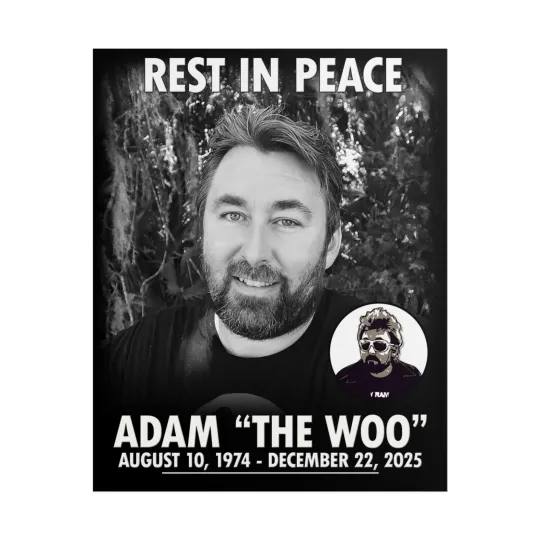 Discover Adam The Woo Memorial Poster - Trendy Vertical Wall Art for Fans