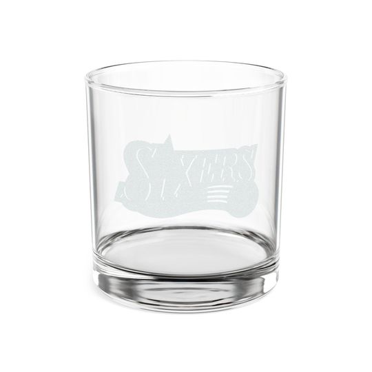 Discover Sixers Engraving Whiskey Glass | Rocks Glass