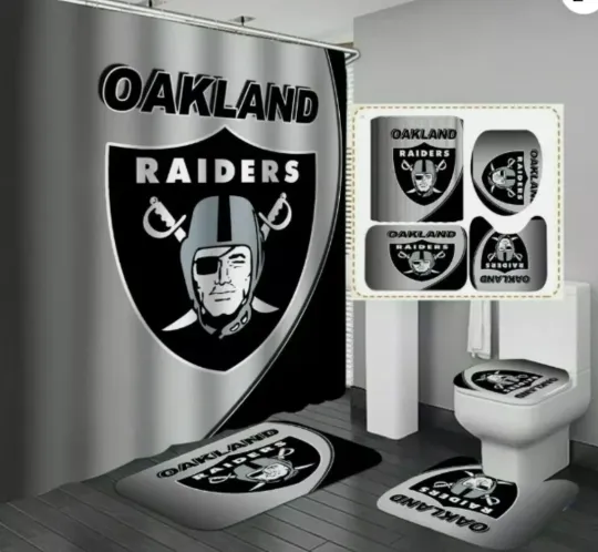 Discover Raiders for fan Bathroom Sets, Shower Curtain Sets