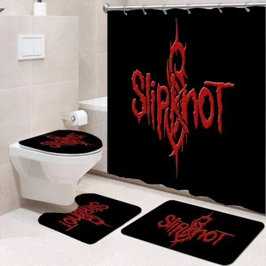 Discover Bathroom set or Shower Curtain Set for Fan Slipkn-0t-gift for Fan