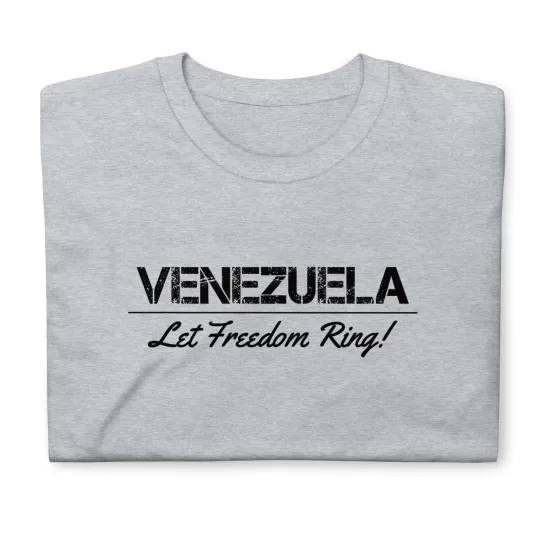 Discover Venezuela Freedom T-Shirt | Patria y Libertad Anti-Regime Unisex Tee