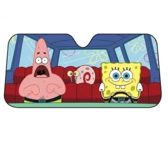 Discover SpongeBob SquarePants Movie Cartoon Car Sunshade, Windshield Cover SunShade
