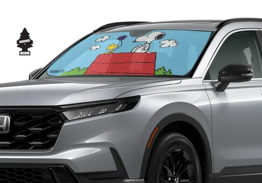 Discover Snoopy Car Windshield Sunshade For Honda CR-V Universal Fit Gift