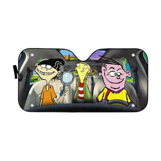 Discover 3D Ed Edd n Eddy Custom Car Auto Sunshade