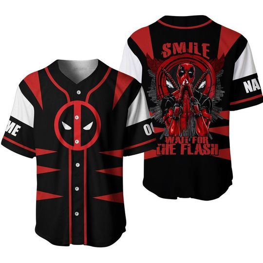 Discover Personalized Deadpool Baseball Jersey for Family and Fans