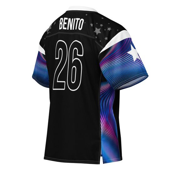 Discover 2026 Puerto Rico PR Boricua Benito #26 Bad Bunny PopFelix Designer Commemorative American Football Jersey
