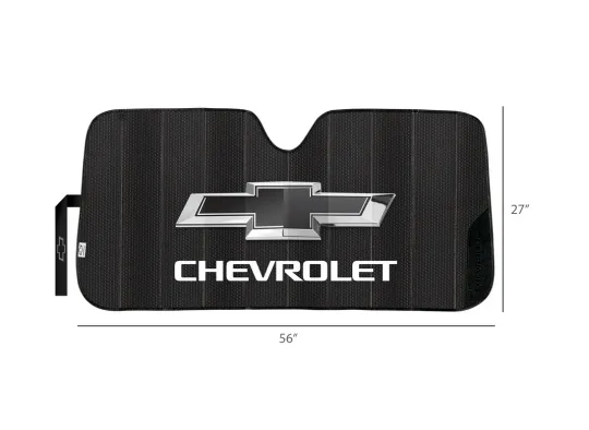 Discover New CHEVY Car Truck Black Windshield Front Folding Sun Shade Sunshade 27"x58"