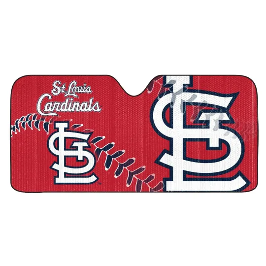 Discover FANMATS 60038 MLB St. Louis Cardinals Windshield Sun Auto Shade 59" x 29.5"