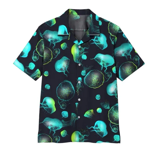 Jellyfish Hawaiian Shirt for Men and Women
