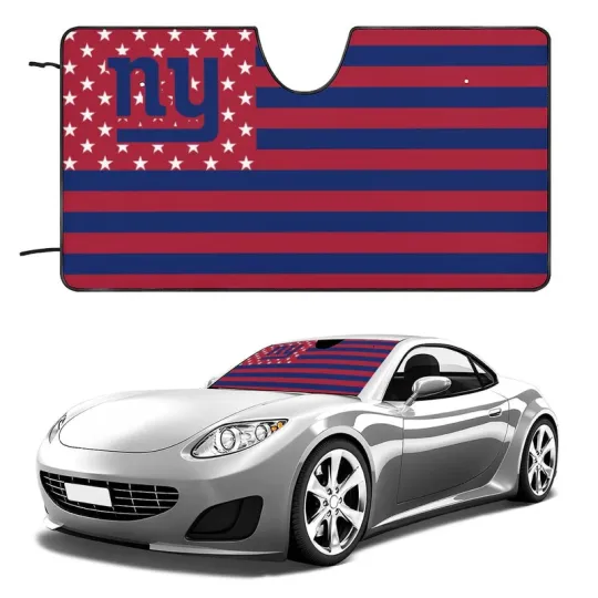 Discover New York Giants Car Windshield Sunshade Car Front Window Windshield Protection