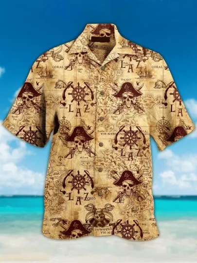 Discover Hawaiian Collar Shirt for Men