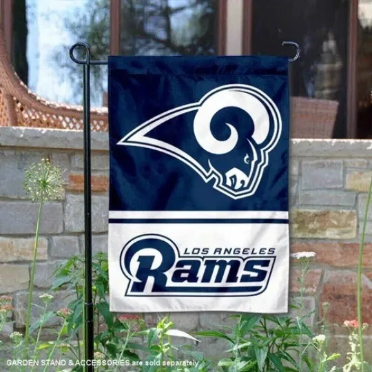 Discover Christmas Gift Holiday Rams Flag Graden Flag