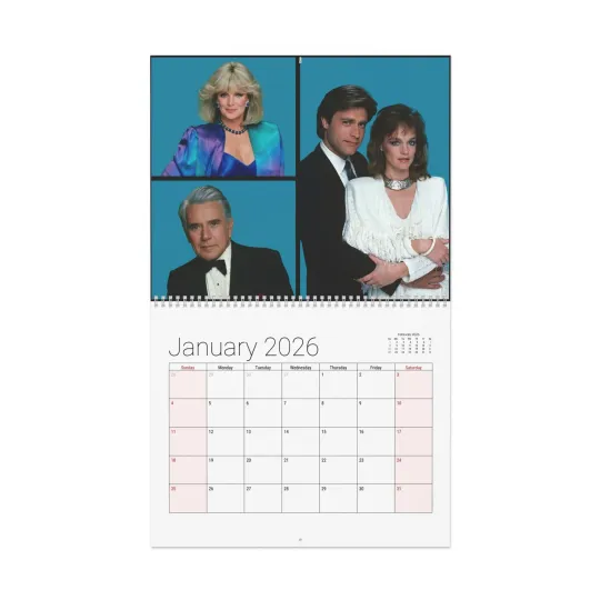 Discover Dynasty 2026 Wall Calendar - Home Decor, Classic TV Fan Gifts, Monthly