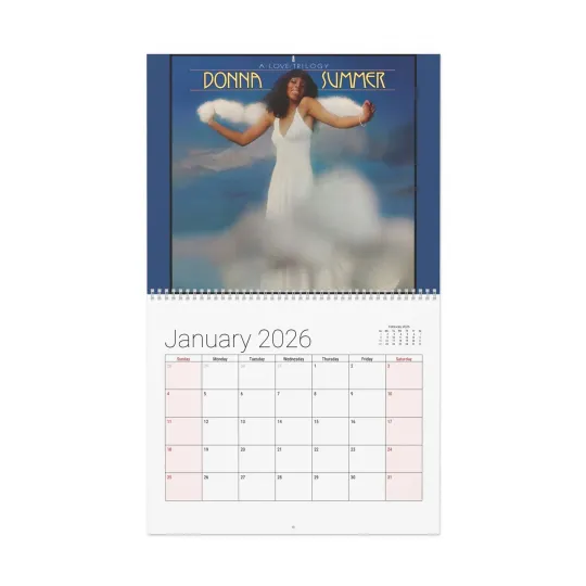 Discover Donna Summer 2026 Wall Calendar - Home Decor, Music Fan Gifts, Monthly
