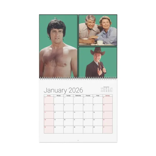 Discover Dallas 2026 Wall Calendar - Home Decor, Classic TV Fan Gifts, Monthly