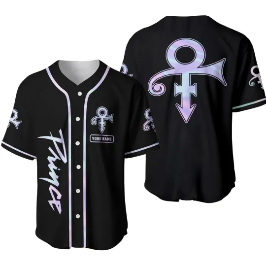 Discover Prince Singer 3D Baseball Jersey Shirt, Trending Shirt, Gift For Him, Tour 2025
