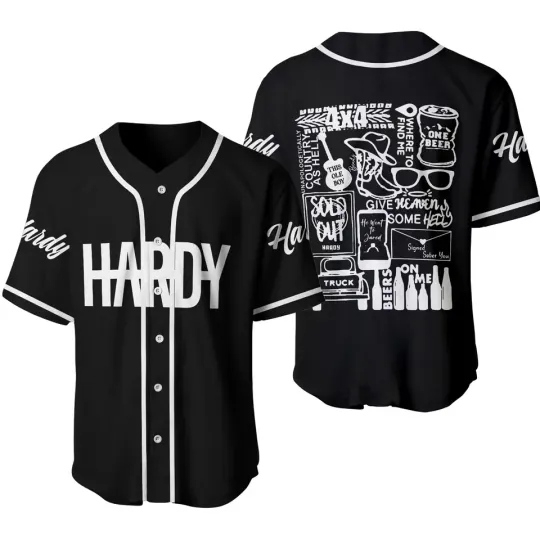 Discover Hardyy Baseball Jersey, Trending Shirt, Unisex Shirt, Gift For Him