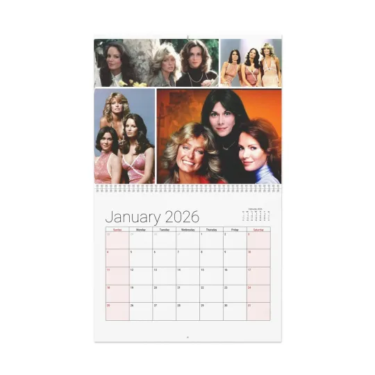 Discover Charlie's Angels 2026 Wall Calendar - Home Decor, TV Show Fan Gifts, Monthly