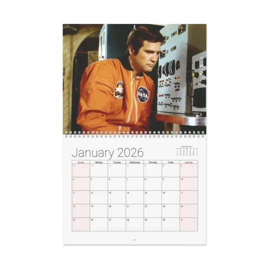 Discover Six Million Dollar Man 2026 Wall Calendar - TV Fan Gifts, Decor, Monthly