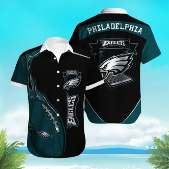 Discover Philadelphia Eagles Hawaiian Shirt Gift For Football Players