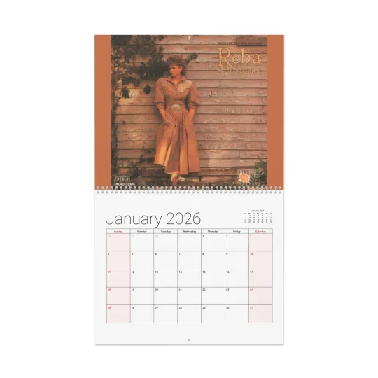 Discover Reba McEntire 2026 Wall Calendar - Home Decor, Music Fan Gifts, Monthly