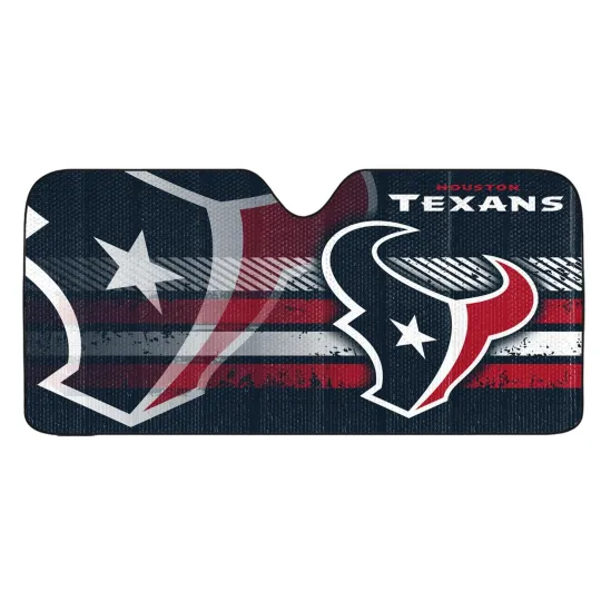 Discover Fanmats football Houston Texans Windshield Sun Shade 59x29.5" Car Truck SUV Visor