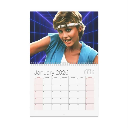 Discover Olivia Newton-John Physical 2026 Wall Calendar - Home & Living, Office Supplies, Monthly