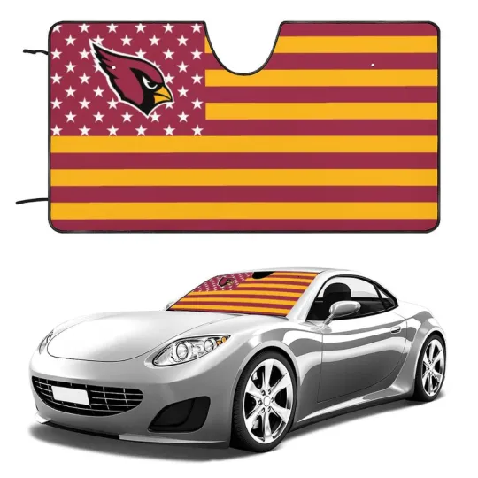 Discover Arizonna Cardinals Car Windshield Sunshade Car Front Window Windshield Protection