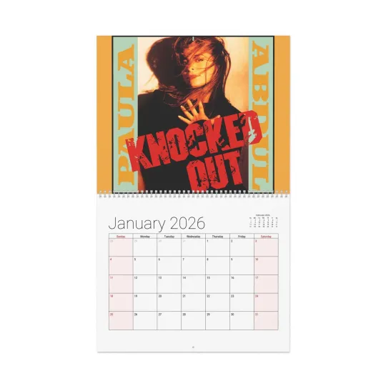 Discover Paula Abdul 2026 Wall Calendar - Home Decor, Music Fan Gifts, Monthly