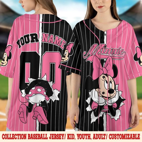 Discover Funny Disney Baseball Jersey Shirt, Mickey Donald Goofy Shirt, Crashing Wall Disney Tee for Family, Youth, Adult Trip Outfit