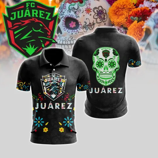 Discover LIGA MX FC Juarez Polo Shirt  Special Dia De Muertos