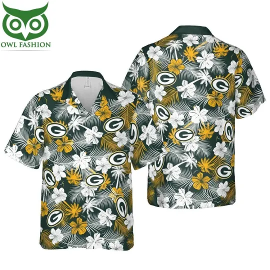 Discover Green Bay Packers Display Football Spirit On Hawaiian Shirt
