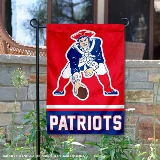 New England Patriots Vintage Flag Graden Flag