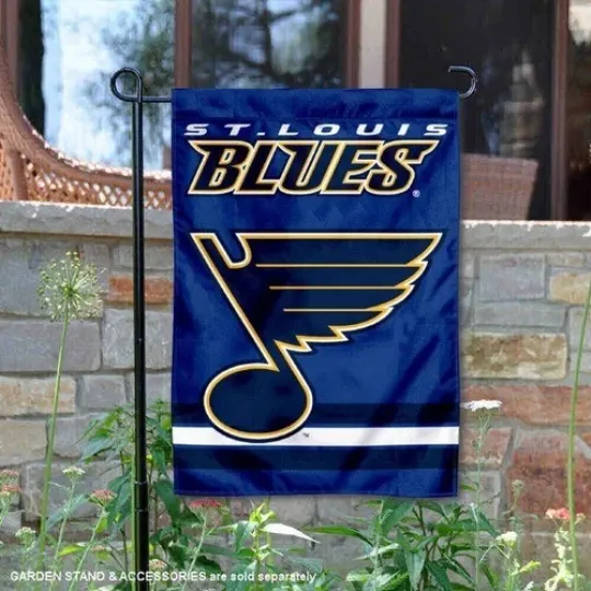 Discover St. L0uis Blues Flag Graden Flag