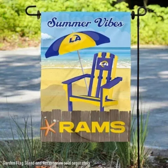 Discover L0s Ang-eles R-ams Summer Vibes Flag Graden Flag