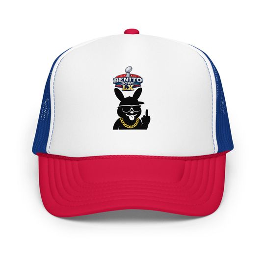 Discover Benito Bowl LX Trucker Hat | Hago Lo Que Quiera Bunny Cap | Puerto Rican & American Streetwear | Limited Edition