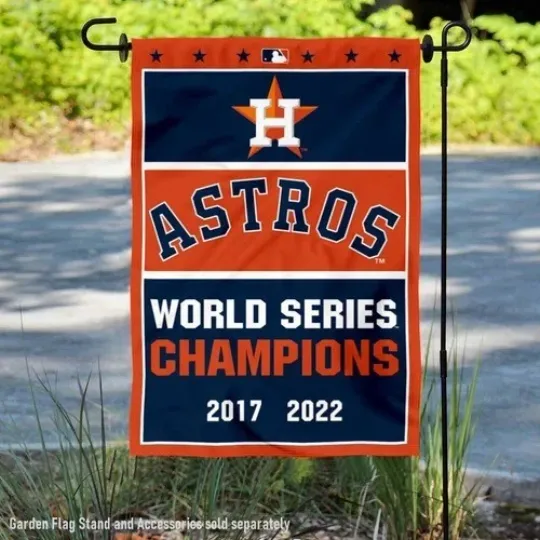 Discover Astros Time World Series Champions Graden Flag